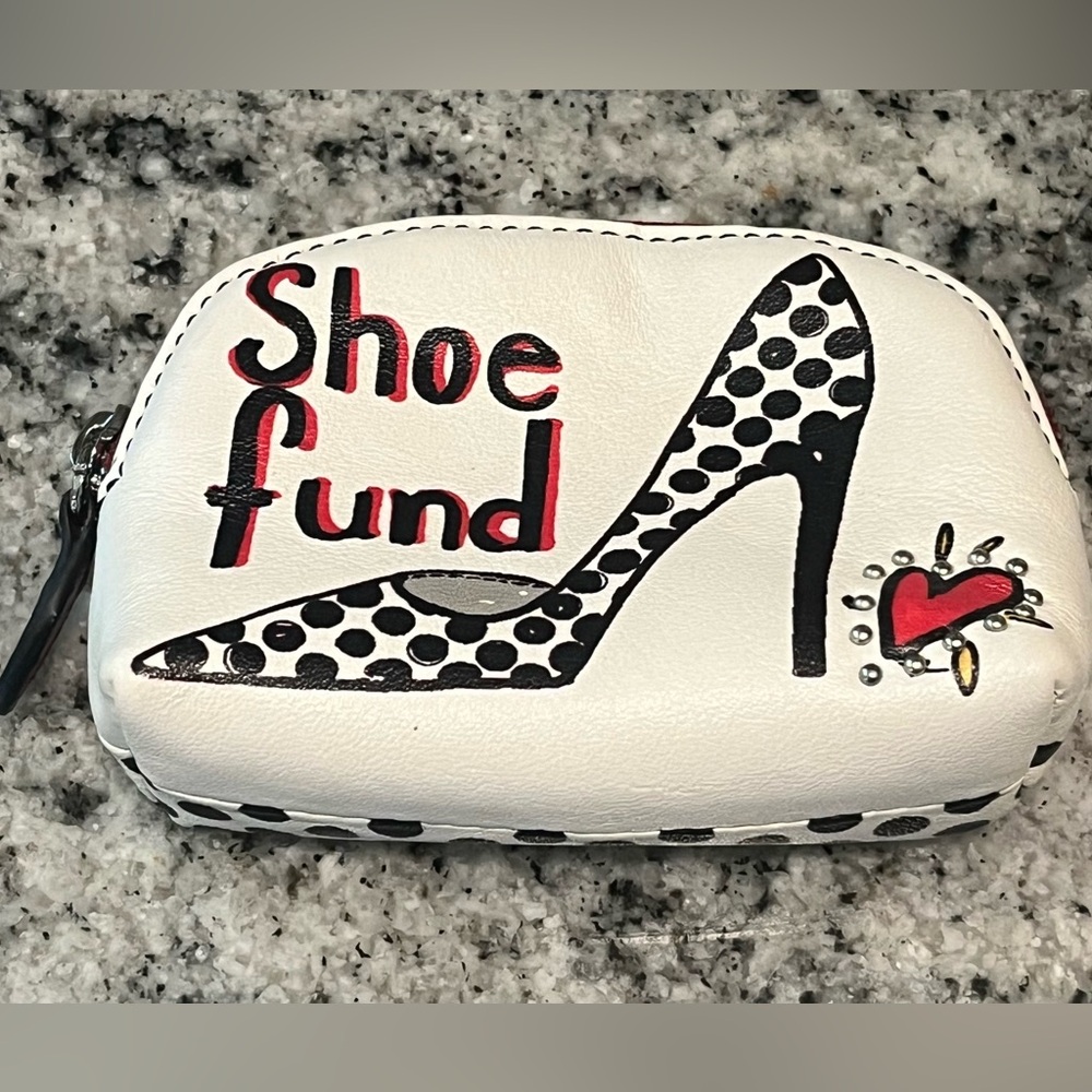 Retired Brighton Shoe Fund Mini Coin Purse Pop Art